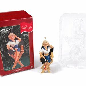 NWT 1999 CARLTON CARDS Hollywood Marilyn Monroe Glamour Christmas Ornament 4”